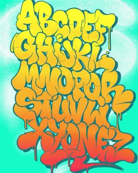 Graffiti Lettering Alphabet Graffiti Art Letters Graffiti Style Art Graffiti Designs