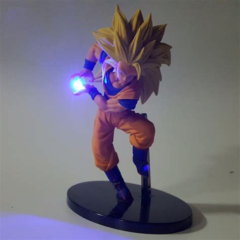 These action figures are incredibly detailed and great for starting your collection. Dragon Ball Z Action Figures Son Goku Kamehameha Led Light 150mm Anime Dragon Ball Super Saiyan ...