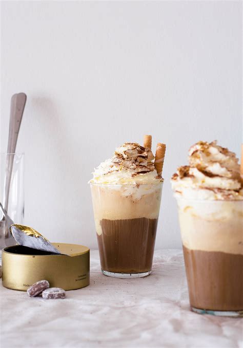 Ice Cream Iced Coffee With Whipped Cream Sugar Salted