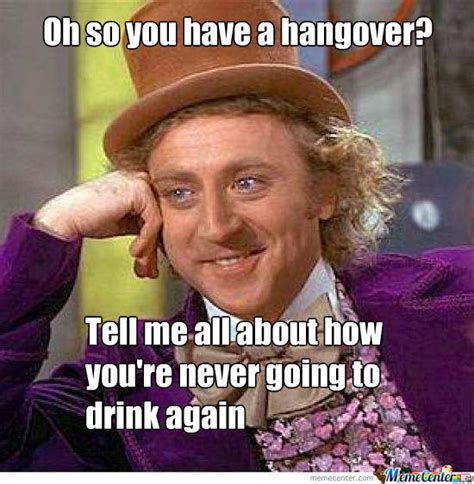 Hangover Funny Meme