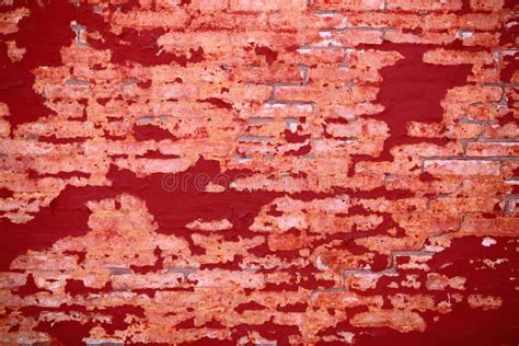 Background Of Grunge Red Brick Wall Texture Stock Image Image Of