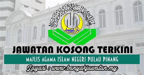 Temukan lowongan kerja guru agama dan peluang kerja sejenis yang ditemukan oleh loker.my.id. Jawatan Kosong di Majlis Agama Islam Negeri Pulau Pinang ...
