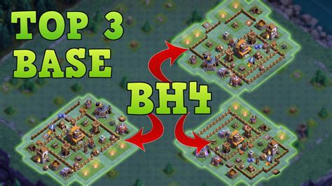 Top 3 Best Builder Hall 4 Base Bh4 Builder Base Defense Replay