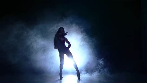 Dancing Female Silhouette Super Slow Motion Stock Footage Video 3437111 Shutterstock