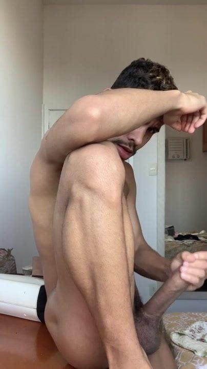 Handsome Latin Man Showing Off His Huge Cock Gay Porn B3
