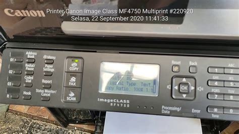 Printer Canon Multi Image Class Mf 4750 220920 Youtube