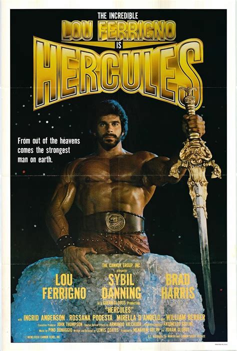 Hercules Original 1983 One Sheet Movie Poster In 2022 Hercules Movie