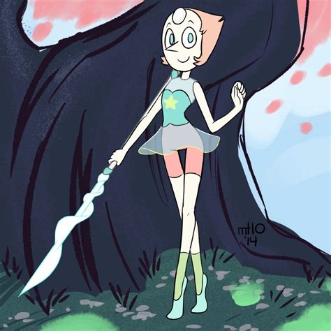 Pearl When She Is Teaching Steven How To Summon His Weapon From The