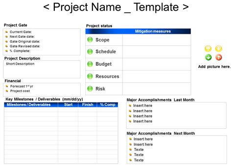 Project Report Template Powerpoint Printable Schedule Template
