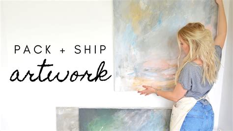 How To Package Ship Artwork Etsy Tips From An Artist Youtube