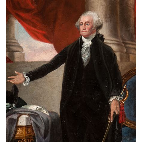 After Gilbert Stuart Portrait Of George Washington Lansdowne Version