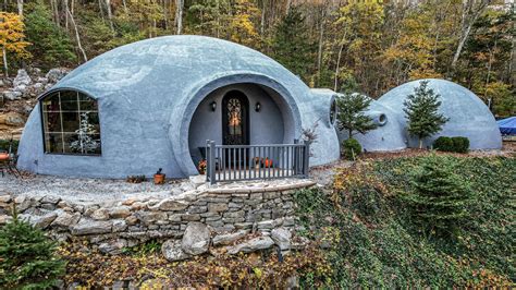 Triple Monolithic Dome Home On The Hillside Monolithic Dome Institute