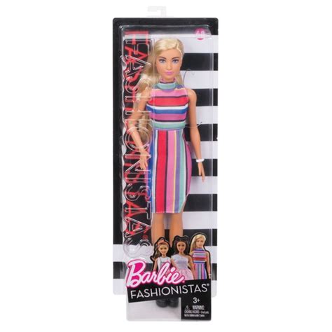 Barbie Fashionistas Doll 68 Candy Stripe Barbie Uk