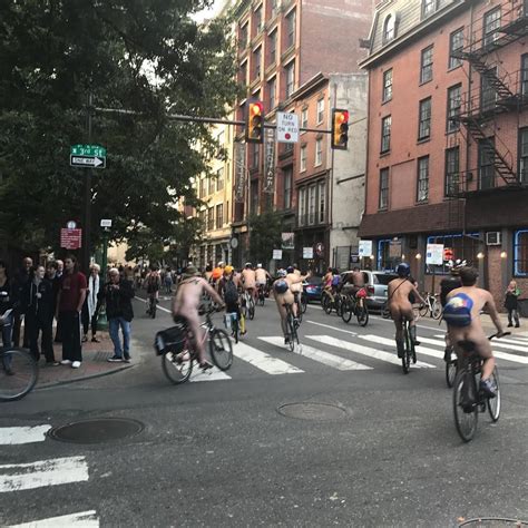 2017 PHILADELPHIA The Annual Philly Naked Bike Ride Took Place