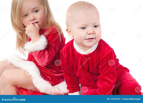 Christmas Babies Stock Image Image Of Happy Season 11637247