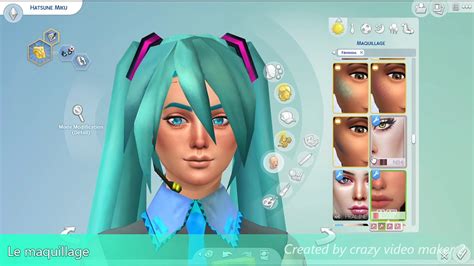 Hatsune Miku Dans Les Sims 4 Youtube