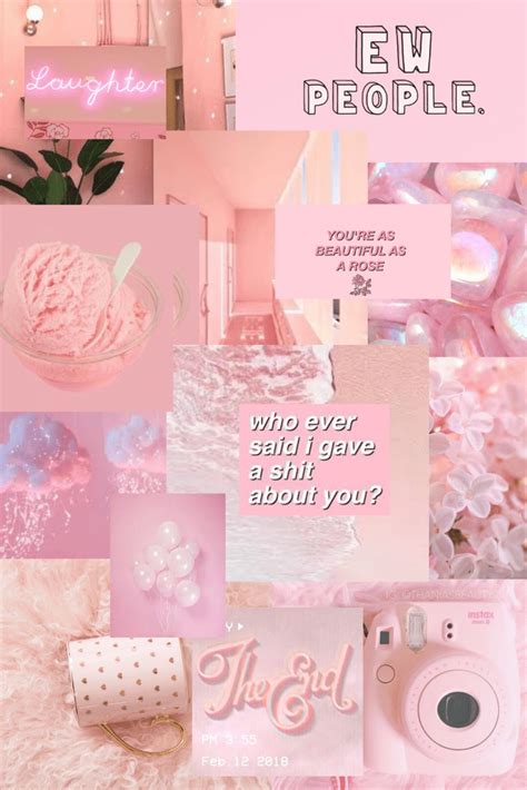 Pink Aesthetic Collage Wallpapers Top Free Pink Aesthetic Collage Images