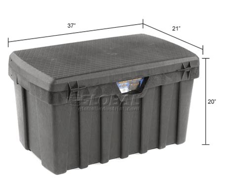 Contico Portable Commercial Tool Storage Chest 37l X 21w X 20h