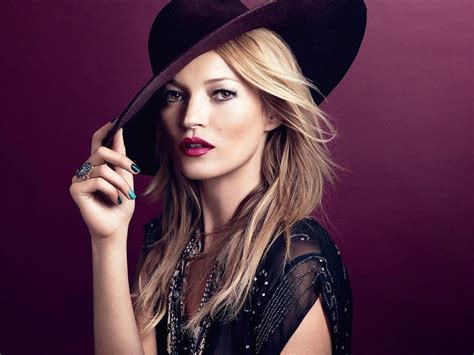 Kate Moss Channels Bohemian Style In Her Spring Rimmel London Ads