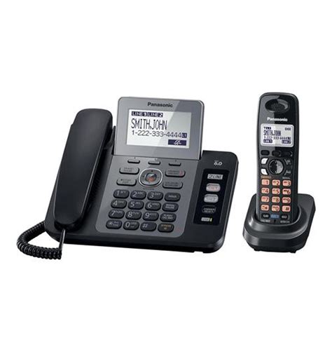 Buy Panasonic Kx Tg9471b 2 Line Cordedcordless Phone With Digital