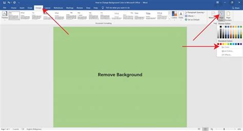 How To Change Background Color In Ms Word Officebeginner