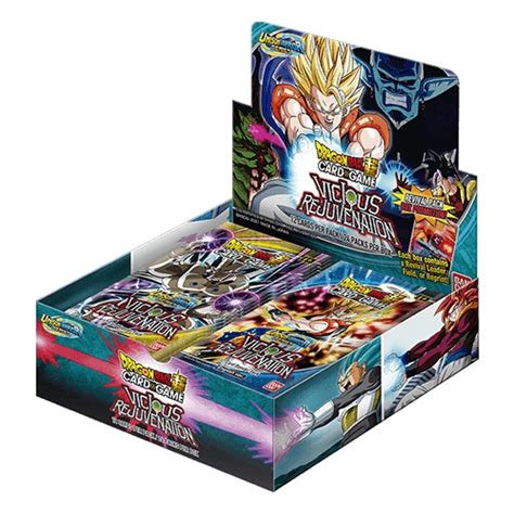Archive booster box (nov 30) 24 packs/box. Dragon Ball Super Card Game Unison Warrior Vicious Rejuvenation Booster Box