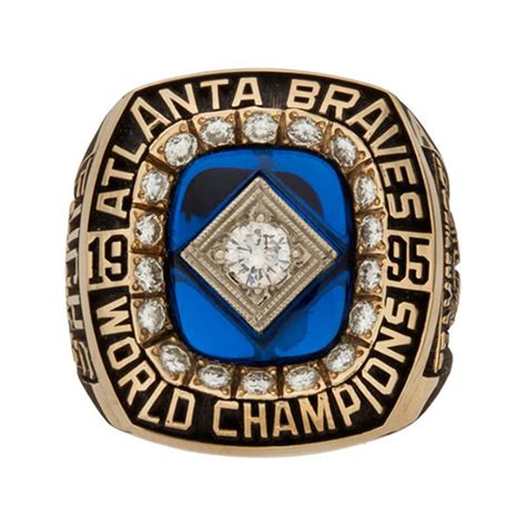 mlb world series championship ring atlanta braves 1995 tom glavine championship rings for sale