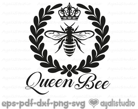 free 72 crown queen bee svg svg png eps dxf file