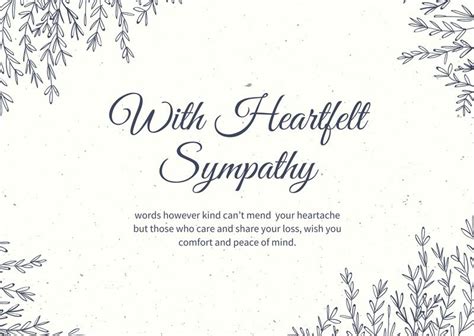 Free And Printable Custom Sympathy Card Templates Canva Regarding
