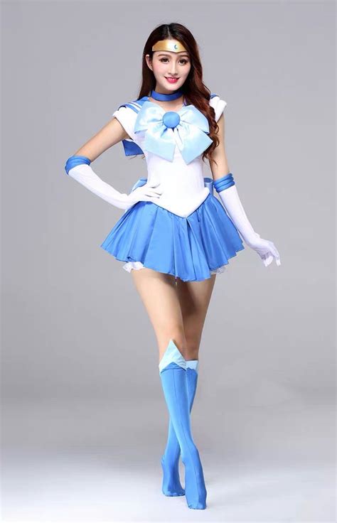 Halloween Sailor Mercury Costume Sailor Moon Crystal Sailor Moon