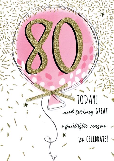 What To Write In A Female 80th Birthday Card Printable Templates Free