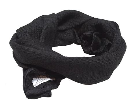 deadstock 1980 90 s us army scarf neckwear wool black チューブ・スカーフ luby s （ルビーズ）