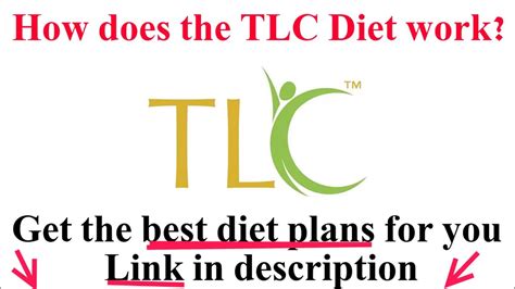 How Does The Tlc Diet Work Tlc Diet Youtube