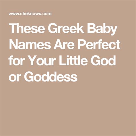 Timeless Greek Baby Names For Boys And Girls Your Yia Yia Will Approve Of