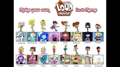 The Loud House Cast Meme Youtube