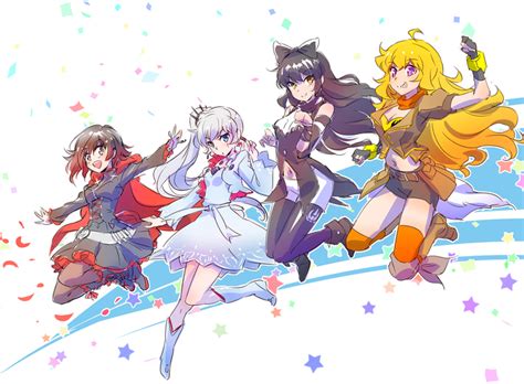 Ruby Rose Rwby Blake Belladonna Weiss Schnee Yang Xiao Long Wallpaper Coolwallpapersme