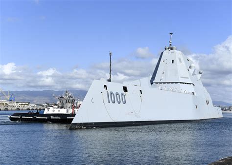 Navy Accepts Delivery Of Destroyer Uss Zumwalt Commander Us