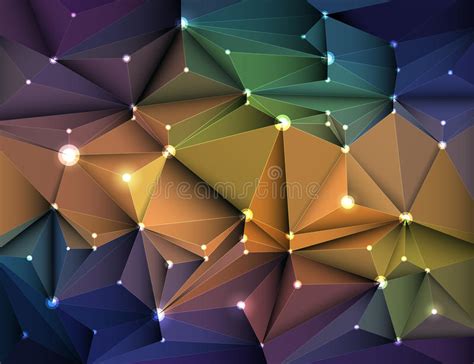 Vector 3d Geometric Polygon Line Triangle Pattern Shape For