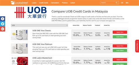 Compare over 140+ credit cards and apply for the best that suits your needs. Compare UOB Credit Cards in Malaysia