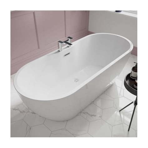 The White Space Senna Double Ended Freestanding Bath 1800mm X 745mm