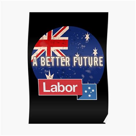 Australian Labor Party A Better Future Australian Map Retro