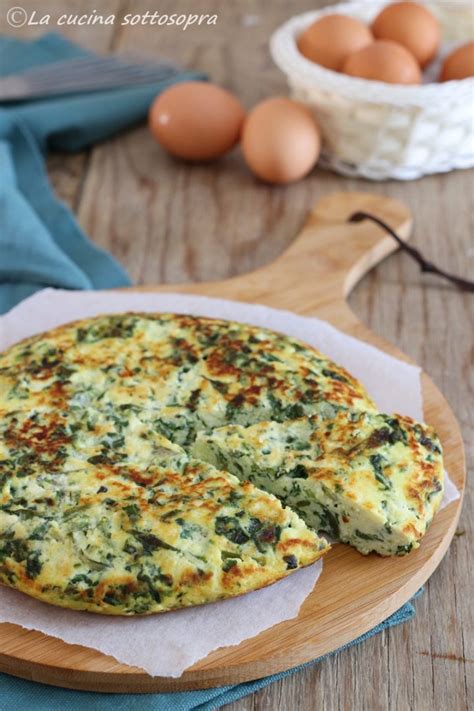 1,5 kg di bietole 100 g di pancetta tesa 100 g di crescenza 200. Frittata bietole e ricotta - in padella o al forno - La ...
