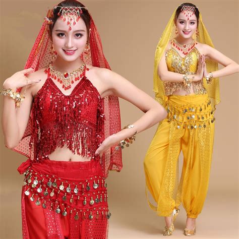 Belly Dance Costume Set Woman Bollywood Women Indian Bellydance