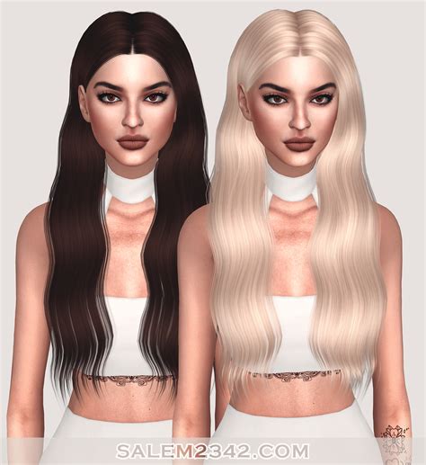 Salem2342 Ade`s Lorde Hair Retextured Sims 4 Hairs