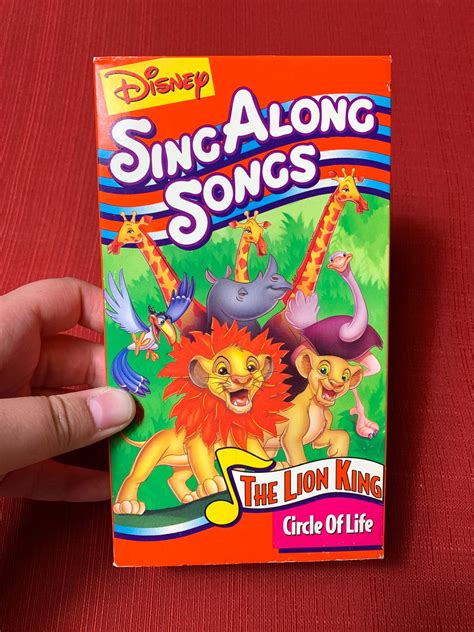Disney Lion King Sing Along Songs Vhs Etsy Canada