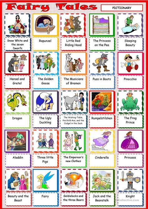 Fairy Tales English Esl Worksheets For Distance Learning And Physical