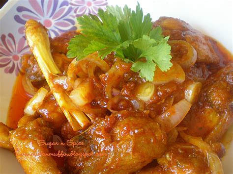 Resep masakan ini sangat populer dan digemari oleh banyak masyarakat. Sugar 'n' spice: Ayam Masak Merah,,,, resepi simple