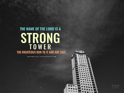 The Name Of The Lord Is A Strong Tower Free
