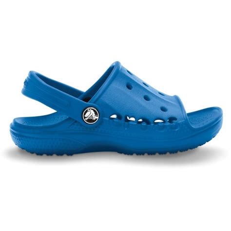 Crocs Kids Baya Slide Sea Blue The Perfect Croslite Slip On Sandal