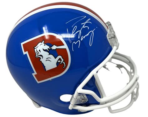 Peyton Manning Signed Broncos Full Size Helmet Fanatics Pristine